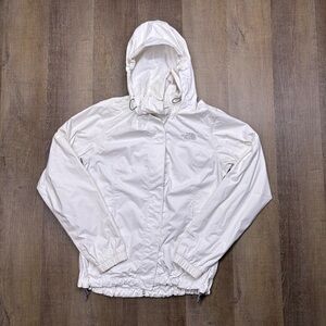 The North Face Light Gray Hooded Jacket